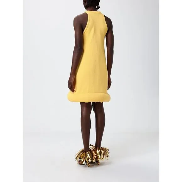 Moschino Couture Dress Woman Yellow - Picture 3 of 4